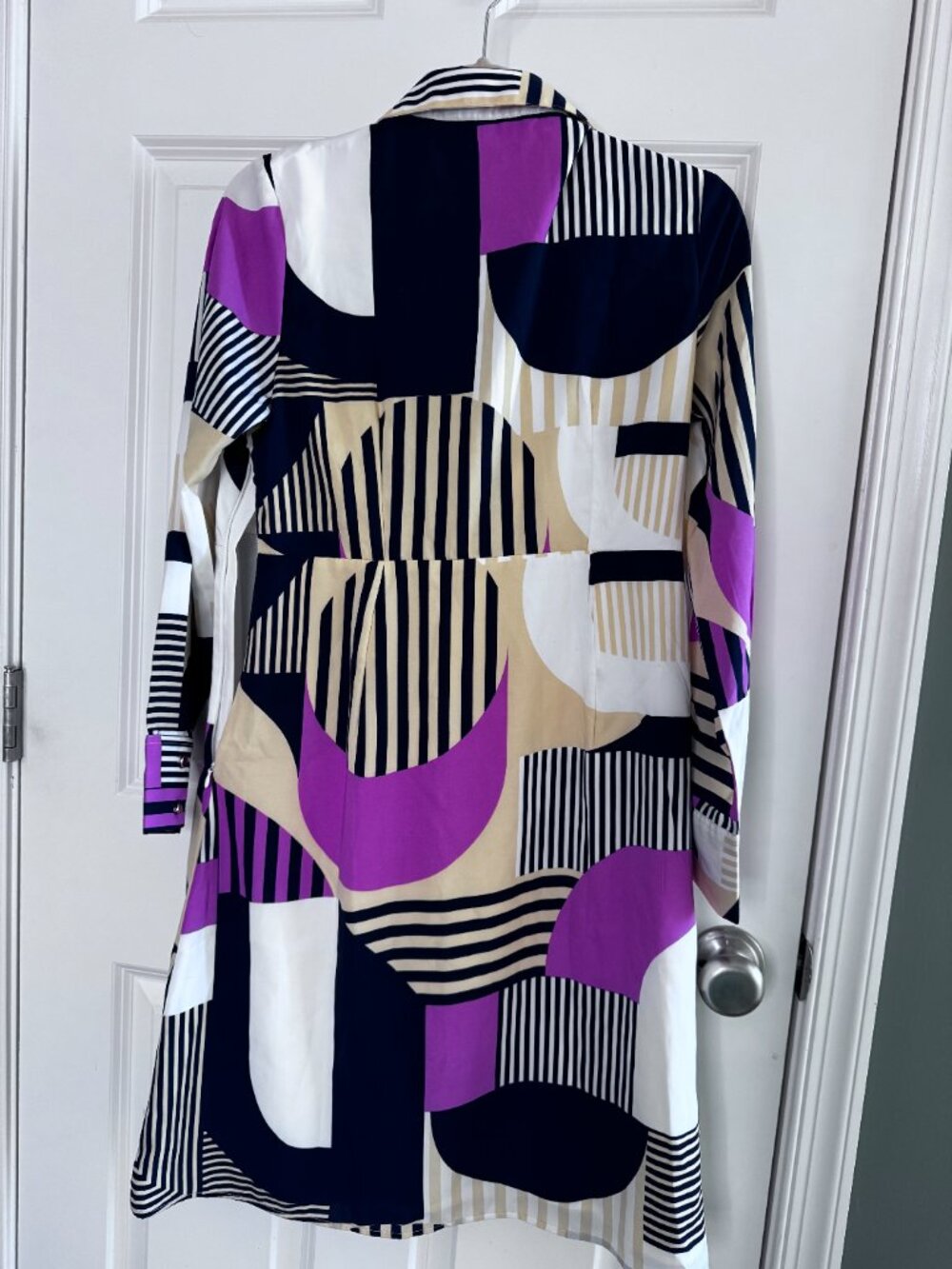 Annabelle Abstract Geometric Print Shirt Dress – Size M – New Without Tags - Picture 2 of 3